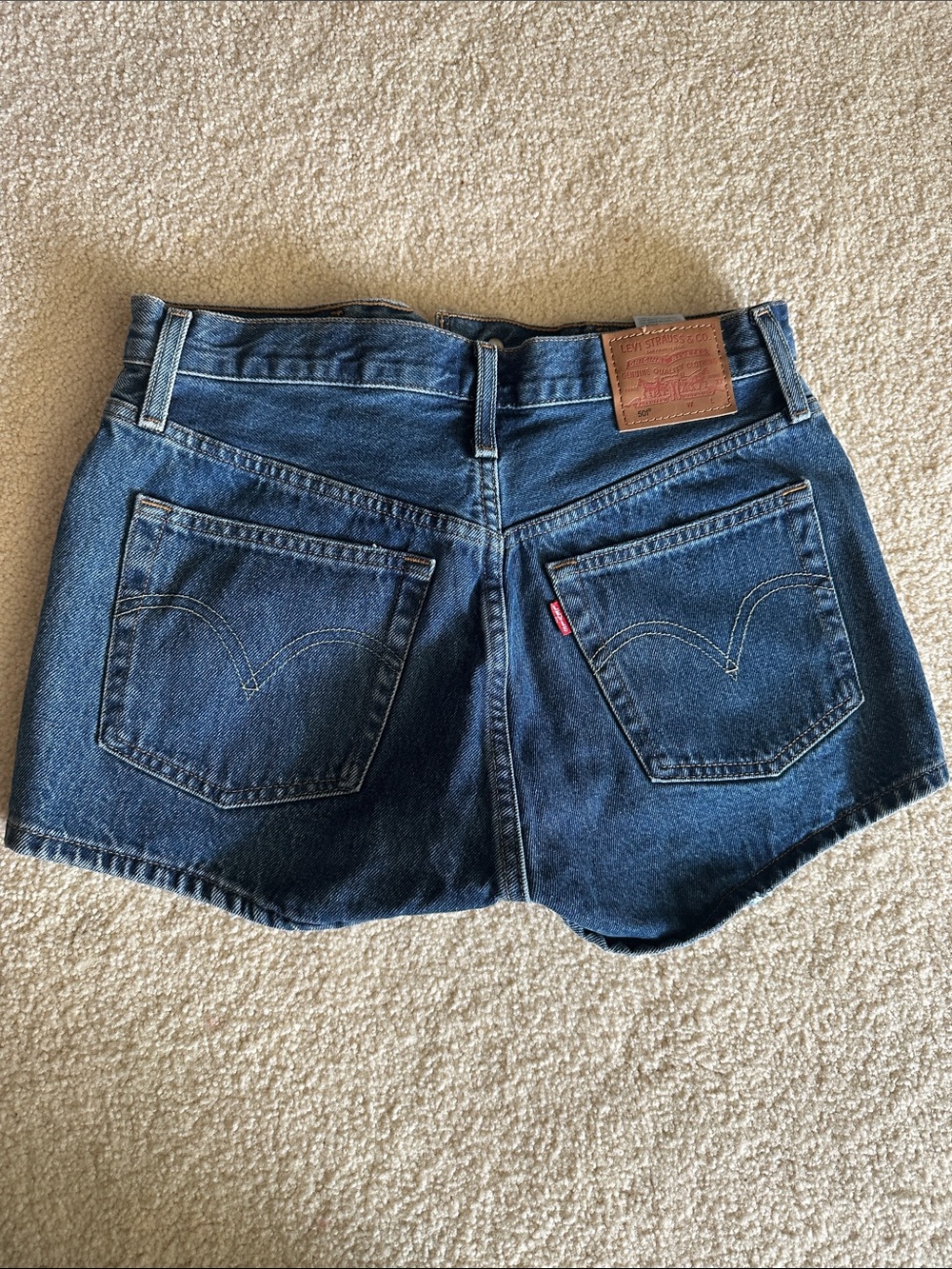 Levi's Women's Denim Cutoff Shorts - Light Wash, Medium Wash, Black, White - Picture 7 of 16